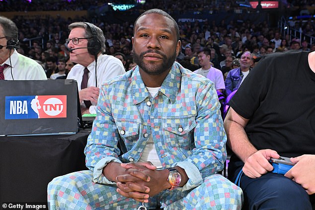 Mayweather is regularly seen courtside at NBA games and flaunting his considerable wealth