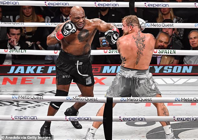 Tyson drew a huge crowd - and plenty of health fears - when he came up against Jake Paul