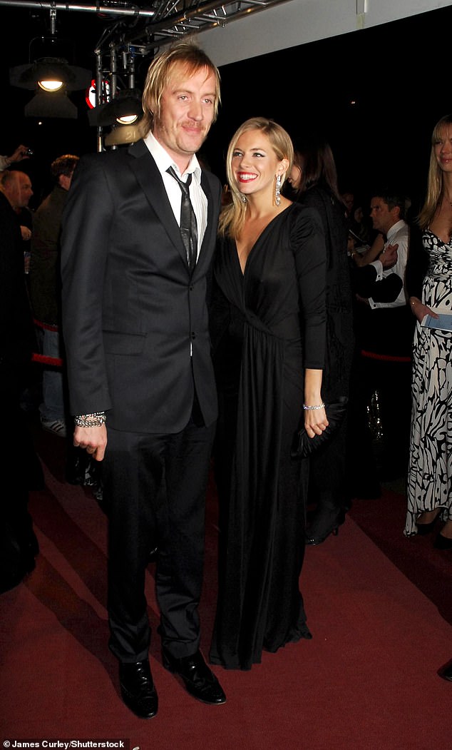 The Primrose Hill gang apparently turned their back on Sienna in 2008 (pictured) when she reportedly cheated on Rhys Ifans leaving him heartbroken