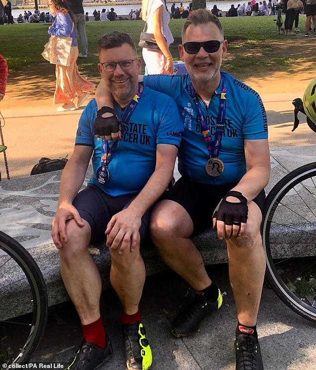 He is taking on a cycling challenge with his best friend