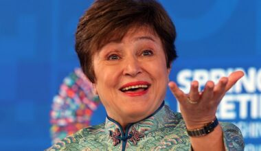 In charge: Kristalina Georgieva (pictured) took the reins at the International Monetary Fund in 2019