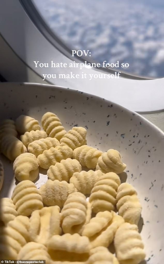 Katie is seen expertly kneading, rolling, cutting and shaping dough into delicate pieces of gnocchi - even using a wooden ridger to craft grooves into the pasta
