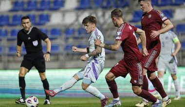 Gannon Doak turn on the style for Scotland in their 2-0 World Cup qualifying win over Belarus