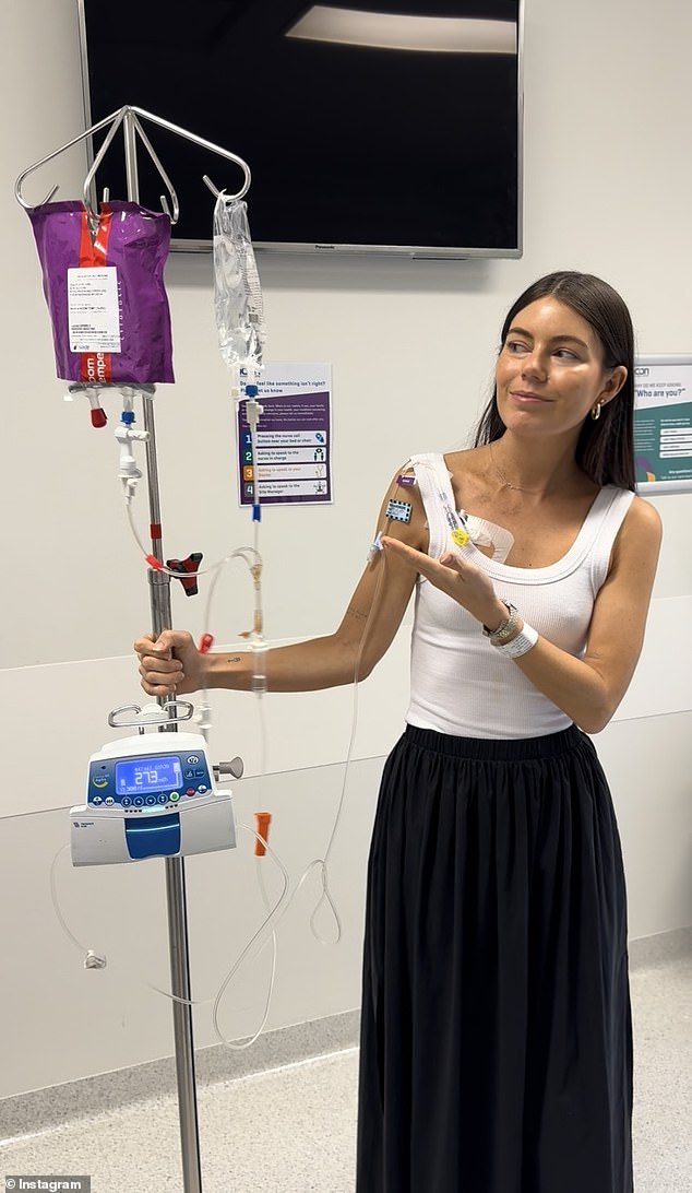 In between undergoing cancer treatment, Lauren  continued to work as much as she was able to. 'I personally found that for me, that was really helpful, because it gave me something else to focus on,' she told Daily Mail