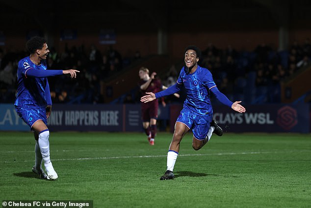 Chelsea wonderkid Ryan Kavuma-McQueen, 16, excelled for England Under 17s on Tuesday