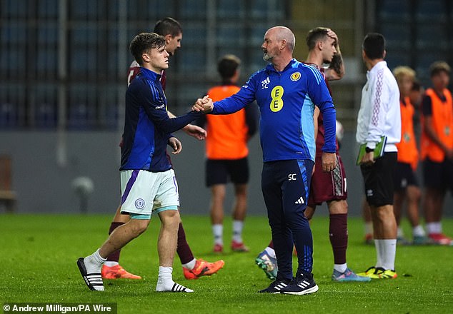 Steve Clarke was pleased with his performance after he helped open up the Belarus defence