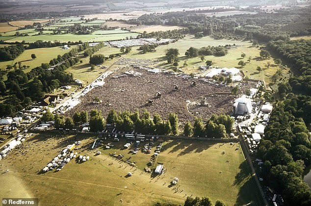 When Oasis, whose hits included Don't Look Back In Anger and Some Might Say, played there in 1996, it is claimed that more than 2 per cent of the UK population applied for tickets