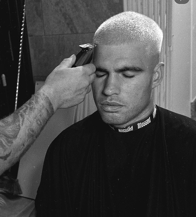 But to celebrate winning in New York, Alcaraz went one step further and dyed his hair blonde