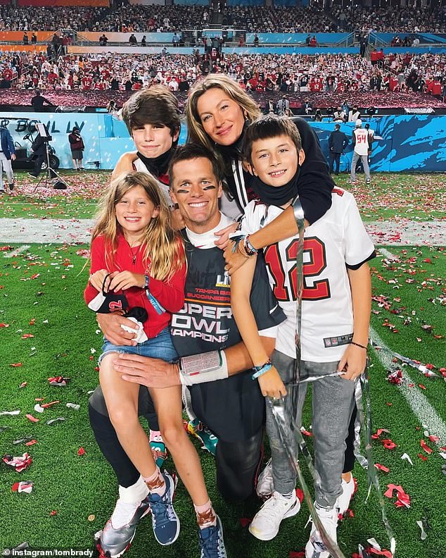 Brady and Bundchen were married for 13 years. They had two kids together - son Benjamin, 15, and daughter Vivien, 12. Brady has another son, Jack, from a previous relationship