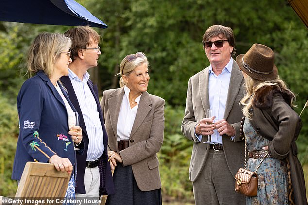 The horse trials, which kicked off on Wednesday and will be wrapping up this Sunday tout an 'eventing experience set amongst the beautiful woodland of the Cotswolds¿ most prestigious estate', Cornbury House