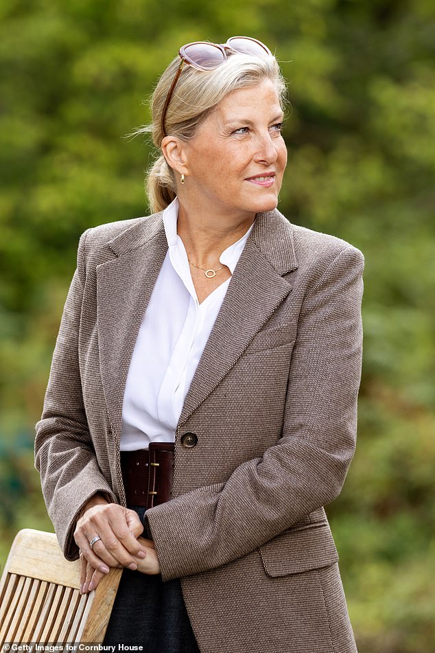 It was a royal affair in the Cotswolds as the King's niece Zara Tindall and her aunt, the Duchess of Edinburgh (pictured), enjoyed an outing at the Cornbury House Horse Trials