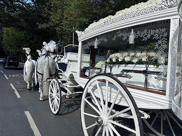 Mrs Garside, an accomplished dressage rider who triumphed at the prestigious Horse of the Year Show in 2019, was laid to rest last week, her final journey being in a horse-drawn carriage