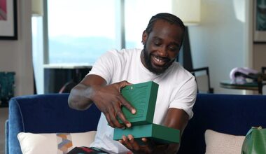Terence Crawford has been presented with a stunning $15,000 Rolex Submariner (above)