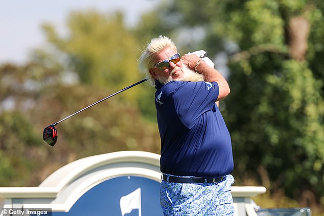 John Daly needed an astounding 19 strokes to finish hole 12 at the Sanford International