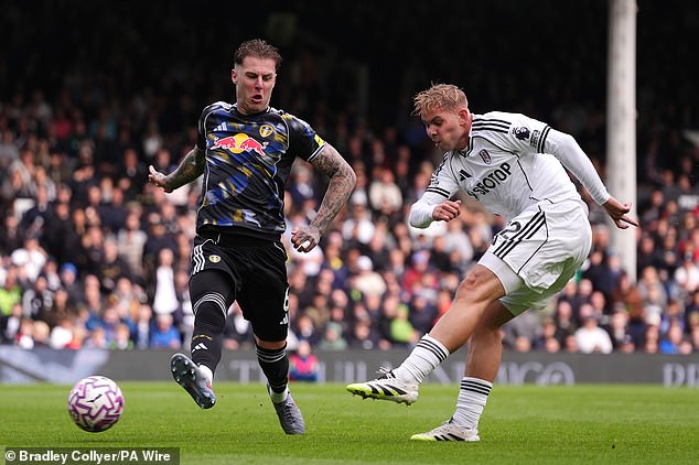 Emile Smith Rowe was among the Fulham substitutes to make an impact off the bench