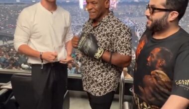 MrBeast, Mike Tyson and Turki Al-Sheikh work to promote Canelo-Crawford on Saturday
