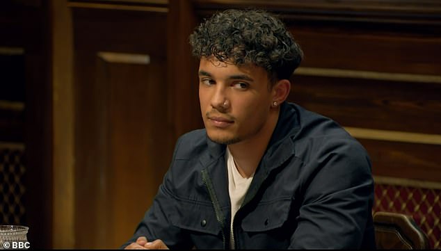 Yas added: 'I find it laughable that everyone thinks I cheated on Jamie with Freddie from the Traitors which is not true and anyone who knows me knows my type is late 20s, 30s plus'; pictured Freddie