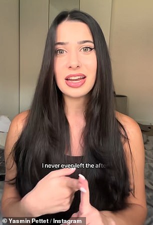 The former couple also shared their statements in separate TikTok videos explaining Yasmin had not cheated and they have gone their separate ways