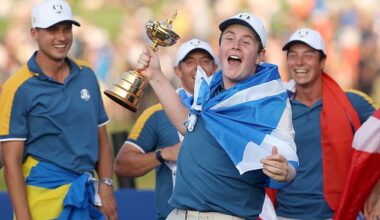 Robert MacIntyre enjoyed a perfect Ryder Cup debut in 2023, going unbeaten in his three matches as Europe romped to victory in Rome
