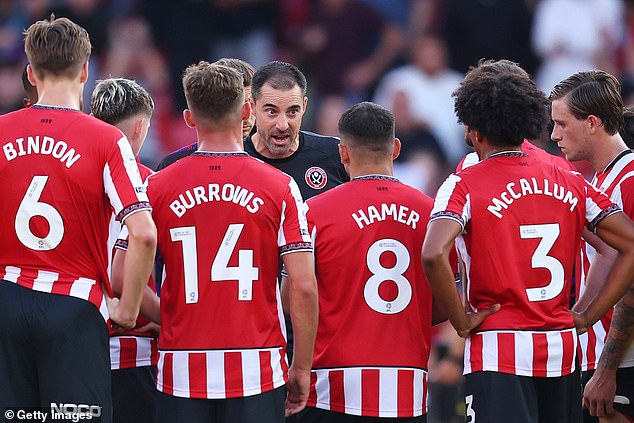 Selles embarrasses his players by giving an angry team talk on the pitch after a 4-1 hammering against Bristol City
