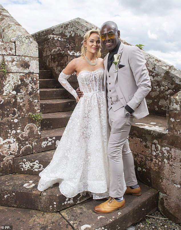 Ben Ofoedu and new wife Vanessa Brown