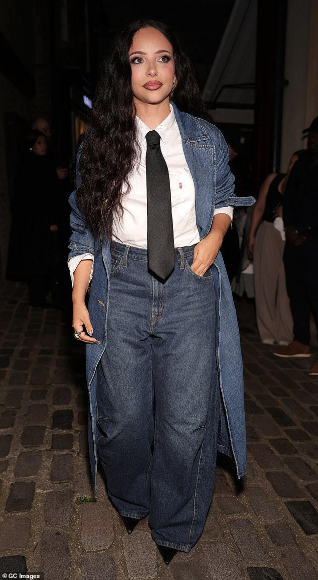 Jade Thirlwall gave Naomi a run for her money in her own denim look