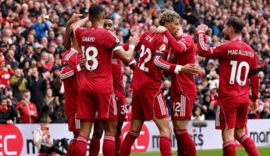 Liverpool vs Everton - Premier League LIVE: Latest score, team news and updates as Idrissa Gueye  fires a ROCKET past Alisson as Toffees pull one back - after Reds built early lead thanks to Hugo Ekitike and Ryan Gravenberch