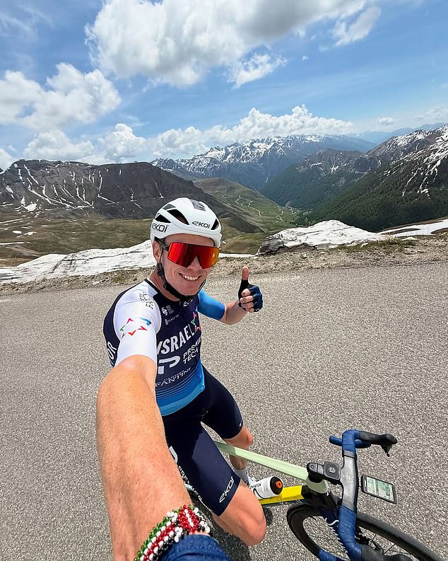 He had a near-fatal crash in France in August, needing surgery for a collapsed lung, five broken ribs, and a broken back