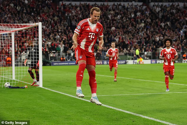 Kane's contract with the German champions is up at the end of the 2027 season, when he'll be almost 34