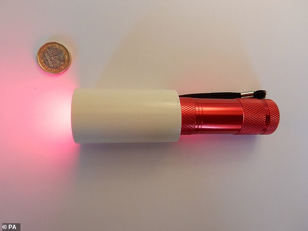 An LED torch with deep red light and costs just £12 to make, could help improve declining eyesight, scientists have said