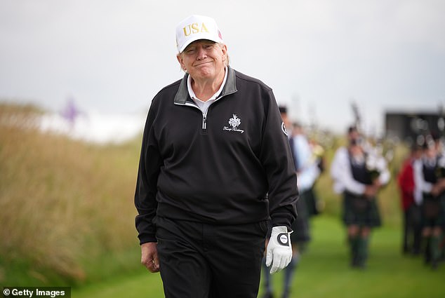 Trump - an avid golfer - is slated to attend the opening day of the 45th Ryder Cup in New York