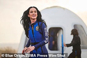 On April 14, 2025, Katy Perry flew to the edge of space aboard a Blue Origin New Shepard rocket