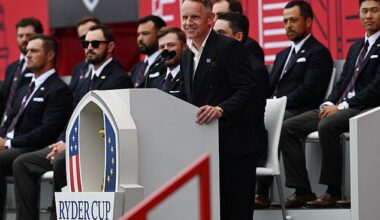 Luke Donald couldn’t resist stoking the fire of the Ryder Cup rivalry on Wednesday