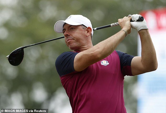 Rory McIlroy will take to the tee later in the day alongside 2023 teammate Tommy Fleetwood