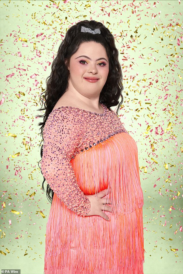 Ellie Goldstein, 23, has declared she wants to be an inspiration to other people with disabilities after becoming the show's first ever contestant with Down syndrome