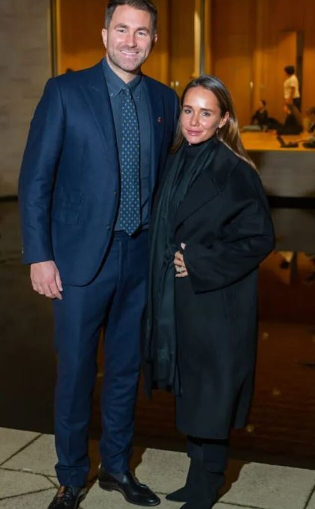 Eddie Hearn and his wife Chloe have been married for 13 years - but now the couple are leading increasingly separate lives say friends, with her remaining in Essex and Eddie in Monaco