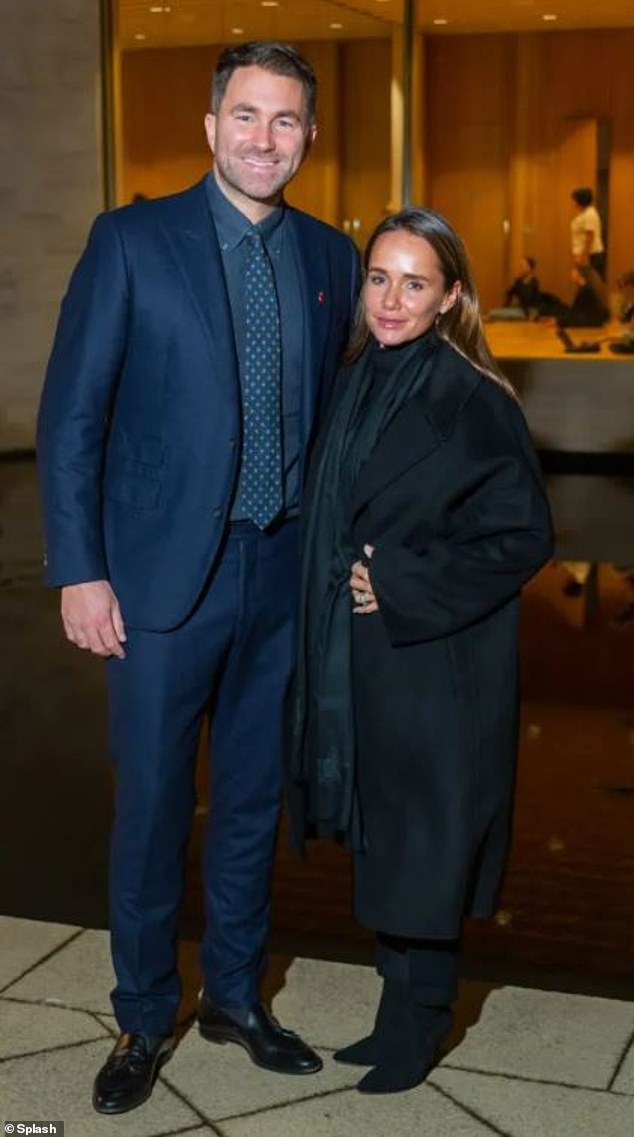 Eddie Hearn and his wife Chloe have been married for 13 years - but now the couple are leading increasingly separate lives say friends, with her remaining in Essex and Eddie in Monaco
