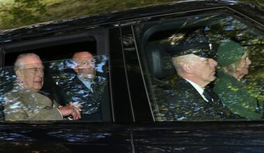 The King and Queen have attended church at Balmoral today, following reports that Prince Andrew and Sarah Ferguson have been told they are not welcome at the Royal Family's Christmas celebrations amid a fresh scandal involving Jeffrey Epstein