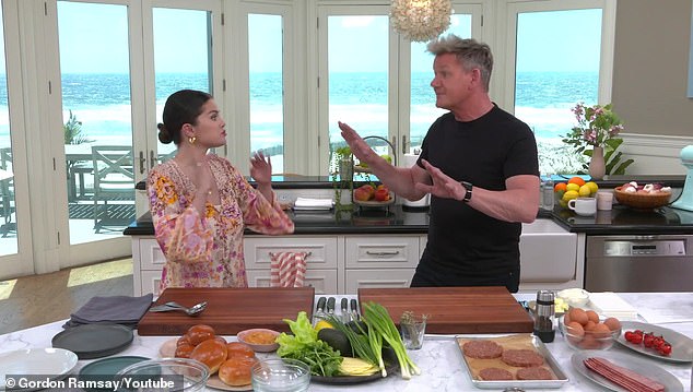 Gordon was also not at the ceremony, but met Selena when he appeared on her cooking show Selena + Chef, which launched in 2020