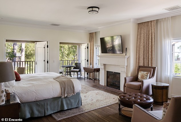 Guests are offered plush robes and slippers and also have access to the 24-hour room service