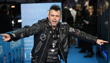 Big Brother winner Pete Bennett made a rare public appearance on Monday, as he attended a gala screening for the Tourette's campaigner John Davidson's biopic I Swear