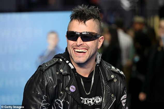 Posing for snaps on the red carpet of the screening, Pete was in high spirits dressed in a leather jacket and displaying his vast array of tattoos