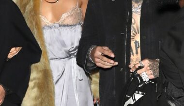 Iris Law, 24, and Central Cee, 27, continued to spark romance rumours as they left Lila Moss' 23rd birthday bash together in Paris on Monday