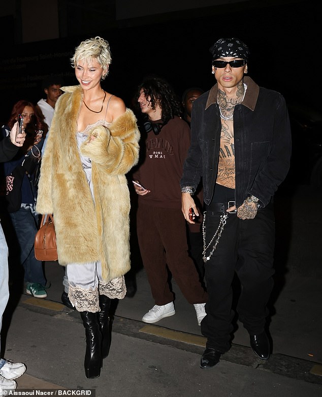 The model, who is the daughter of Jude Law and Sadie Frost, has been seen out and about with the rapper on multiple occasions over the last month