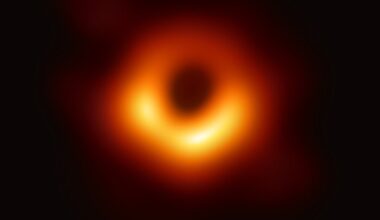 A team of researchers have been studying galactic black holes like this behemoth at the centre of M87. The shadow of a black hole is the closest we can come to an image of the black hole itself, a completely dark object from which light cannot escape (Credit : Event Horizon Telescope)