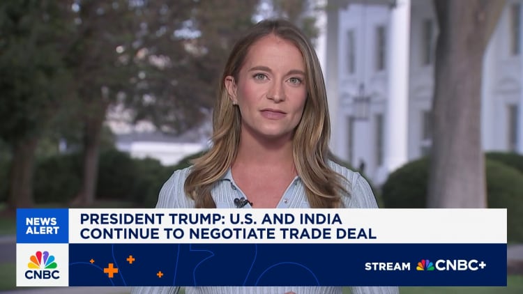 Pres. Trump says U.S. and India continue to negotiate trade deal
