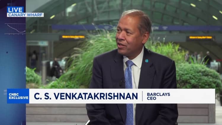Barclays CEO: UK government on right track