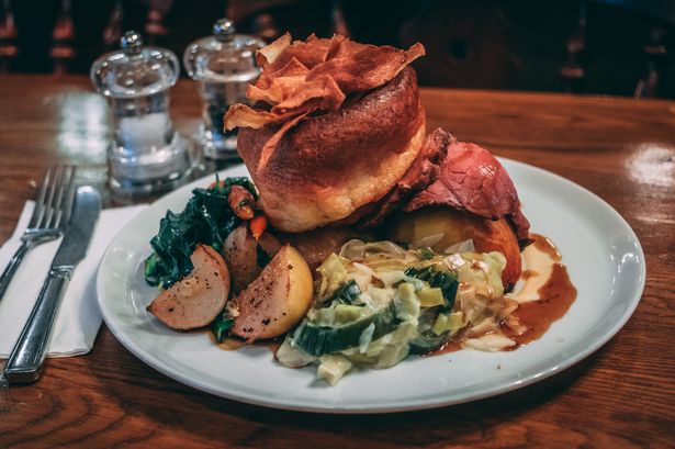 A Sunday roast at The Bank Tavern