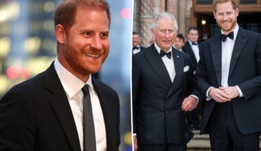 Prince Harry gives update on dad King Charles following first reunion in more than a year