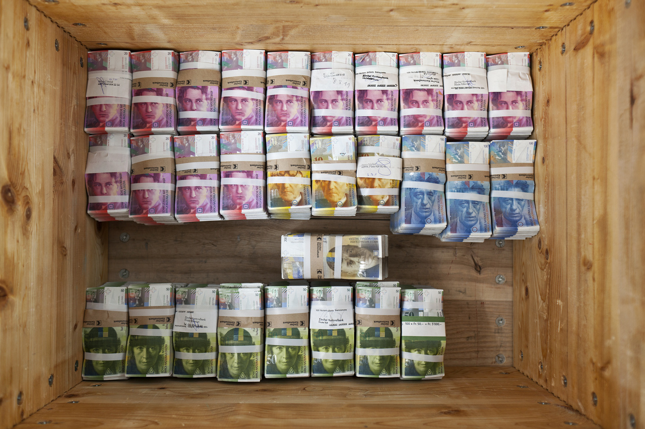 Swiss bank notes, Swiss francs